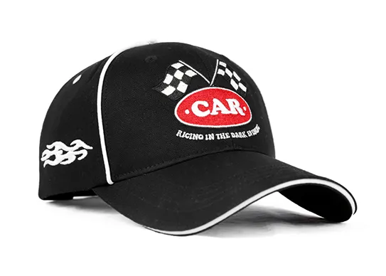 black sandwitch visor baseball cap