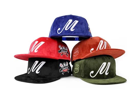 wholesale suede snapback hat