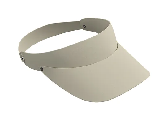 beige sun visor