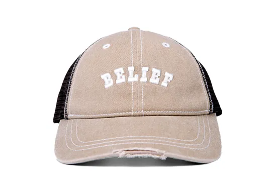 embroidered vintage trucker cap