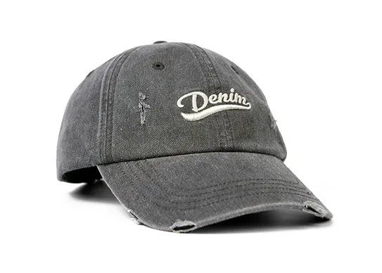 grey vintage dad  cap