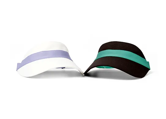 polyester visor cap