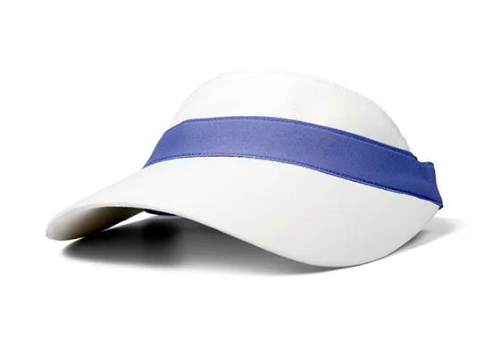 white sun visor