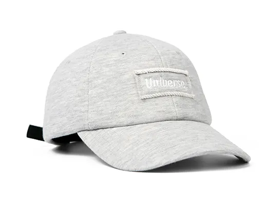 light grey patch dad hat