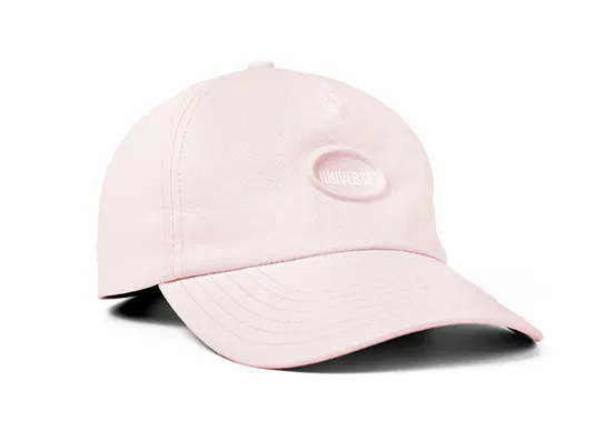 white 5 panel dad hat