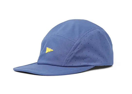 blue polyester camper cap