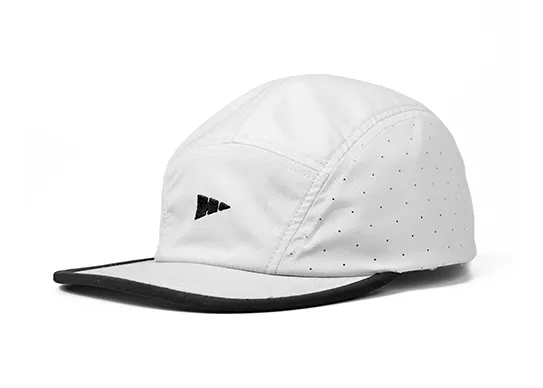 white polyester camper cap