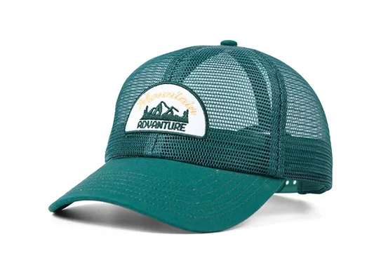 Custom Full Mesh Trucker Hats With Patch Logo