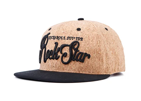 Custom Cork Snapback Baseball Cap