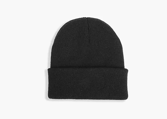 black kids beanie