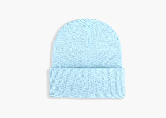 blue kids beanie