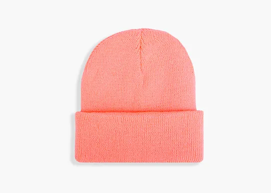 pink kids beanie