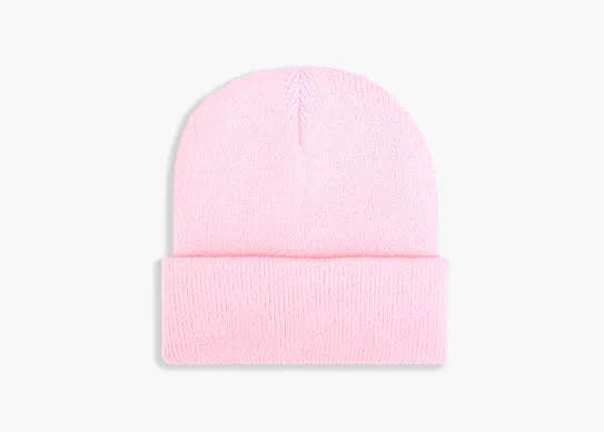 pink purple kids beanie