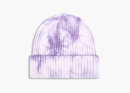 Custom Tie Dye Printed Knitted Beanies - 6720