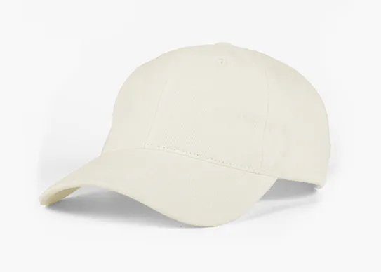 off white organic cotton dad hat