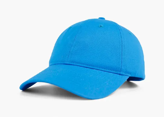 dark blue unstructured dad hat