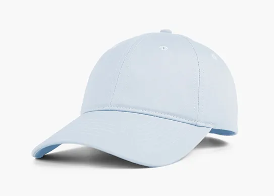 lake blue unstructured dad hat