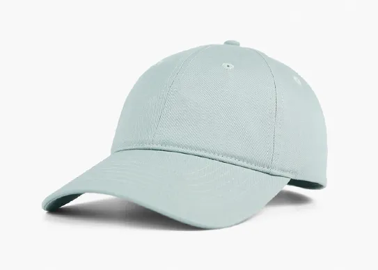 light blue unstructured dad hat