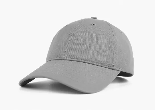 light grey unstructured dad hat