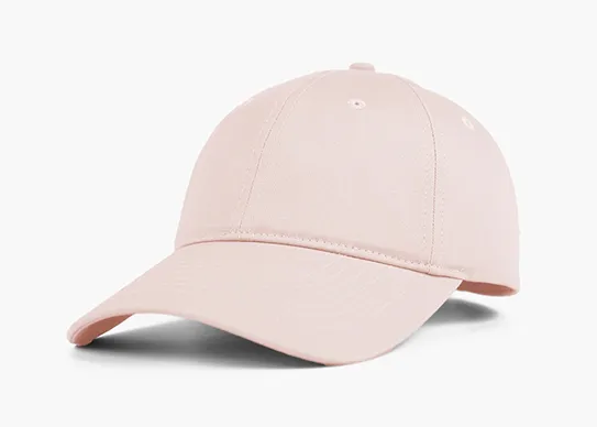 pink unstructured dad hat
