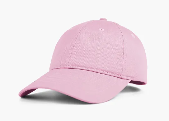 purple pink unstructured dad hat
