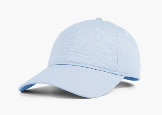sky blue unstructured dad hat