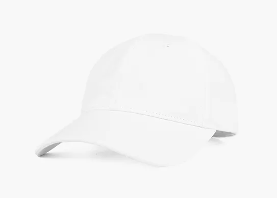 white unstructured dad hat