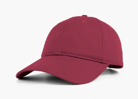 wine unstructured dad hat