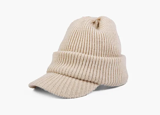 Custom Unisex Cuffed Beanie with Visor - 1292