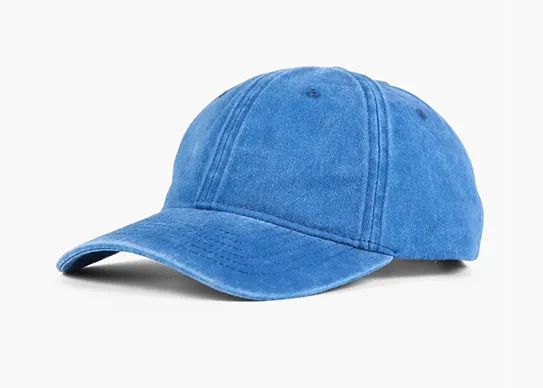 blue distressed dad hat wholesale