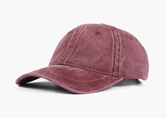 wine distressed dad hat wholesale