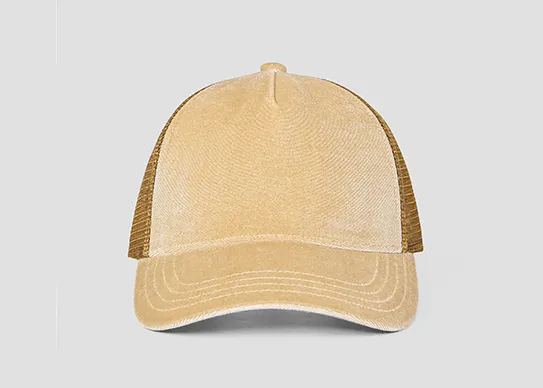 l coffee velvet trucker hat