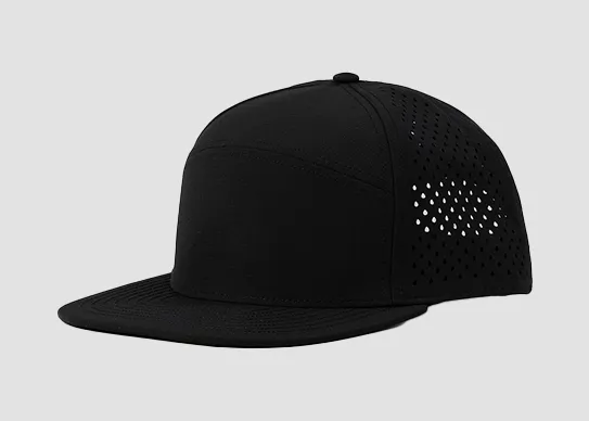 black water repellent hat