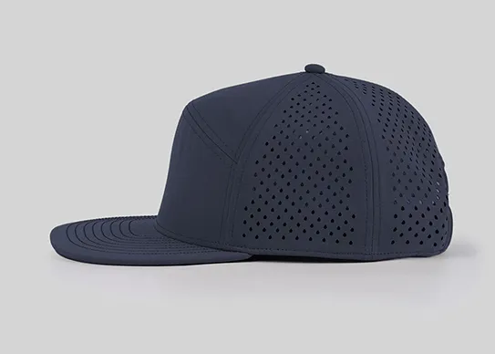 navy water repellent hat