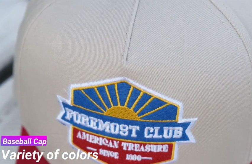 Custom Embroidery Logo Adjustable 5 Panel Mid Profile Two Tone Sports Baseball Caps Hats