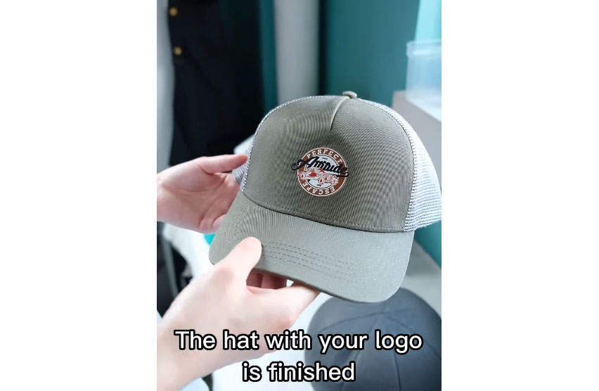 How To Heat Print Your Logo On Trucker Hats