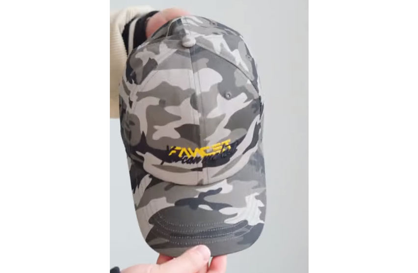 Custom Camouflage Camo Print Baseball Cap 100% Cotton