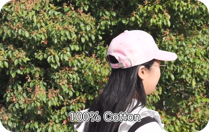 Display Video of Custom Tie Dye Printed Baseball Caps