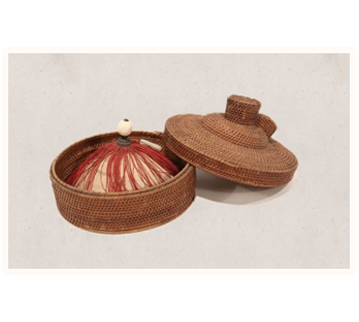 Grade 6 Summer Hat And Rattan Hat Box