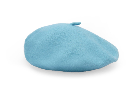 bright blue beret