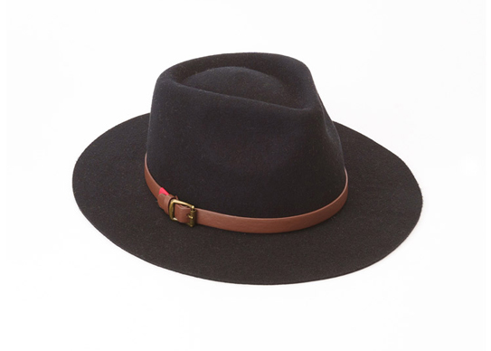 Custom Wide Brim Wool Felt Fedora Hats