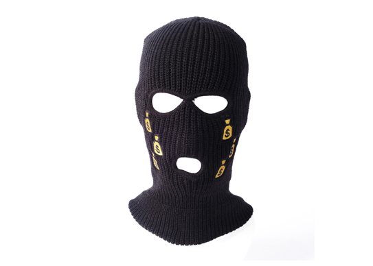 Custom Knitted Embroidered 3 Hole Balaclavas