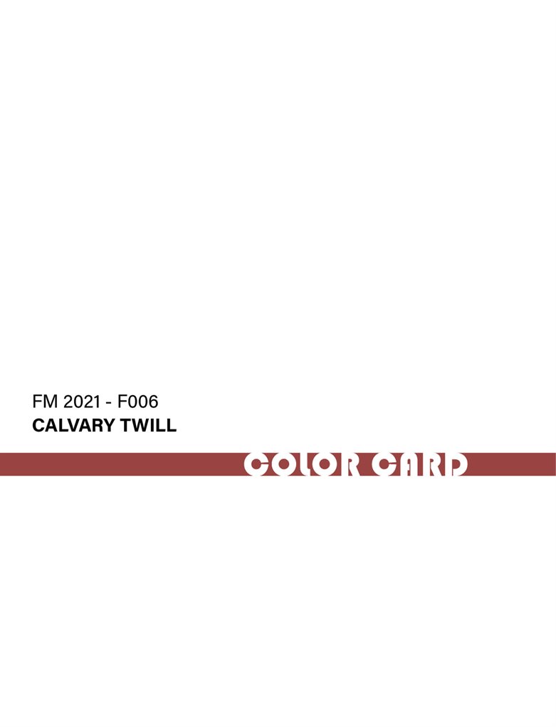 FM2021-F006 Calvary Twill