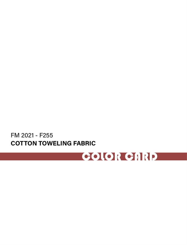FM2021-F255 Cotton Toweling