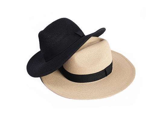 wide brim straw fedora