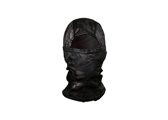 black python camouflage balaclava