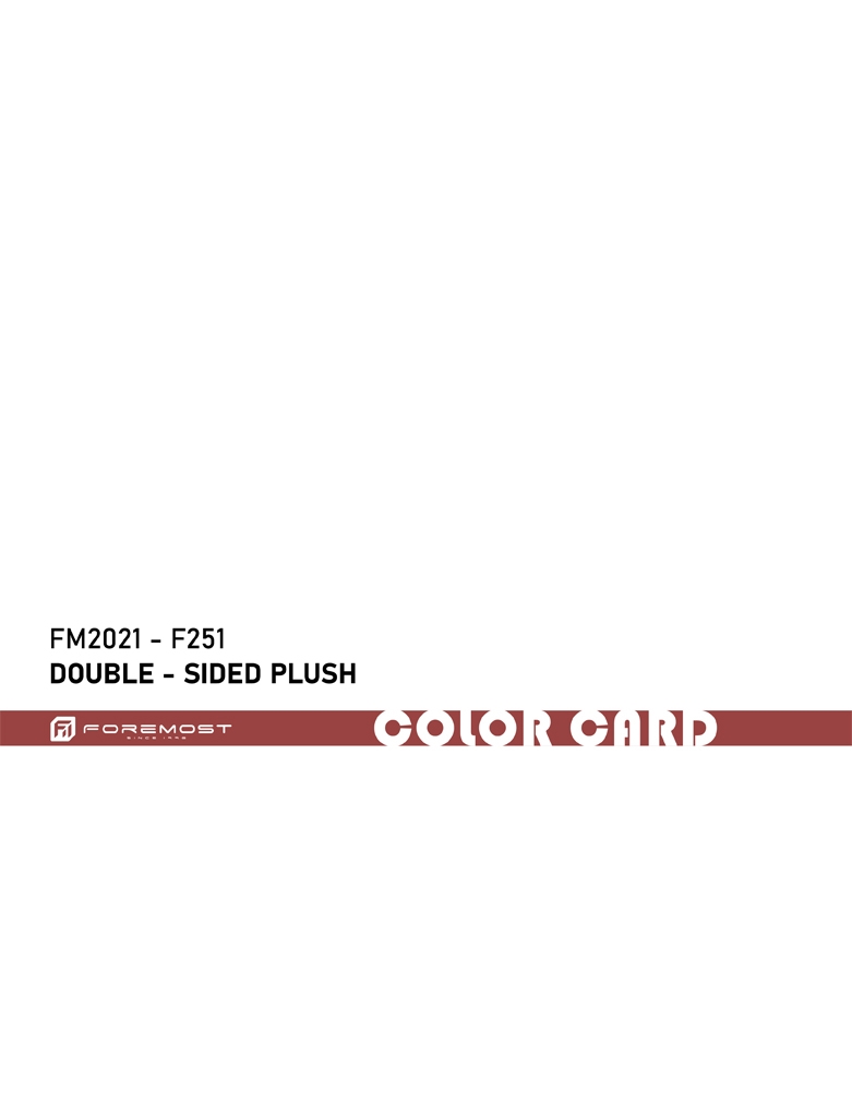 FM2021-F251 Double Sided Plush