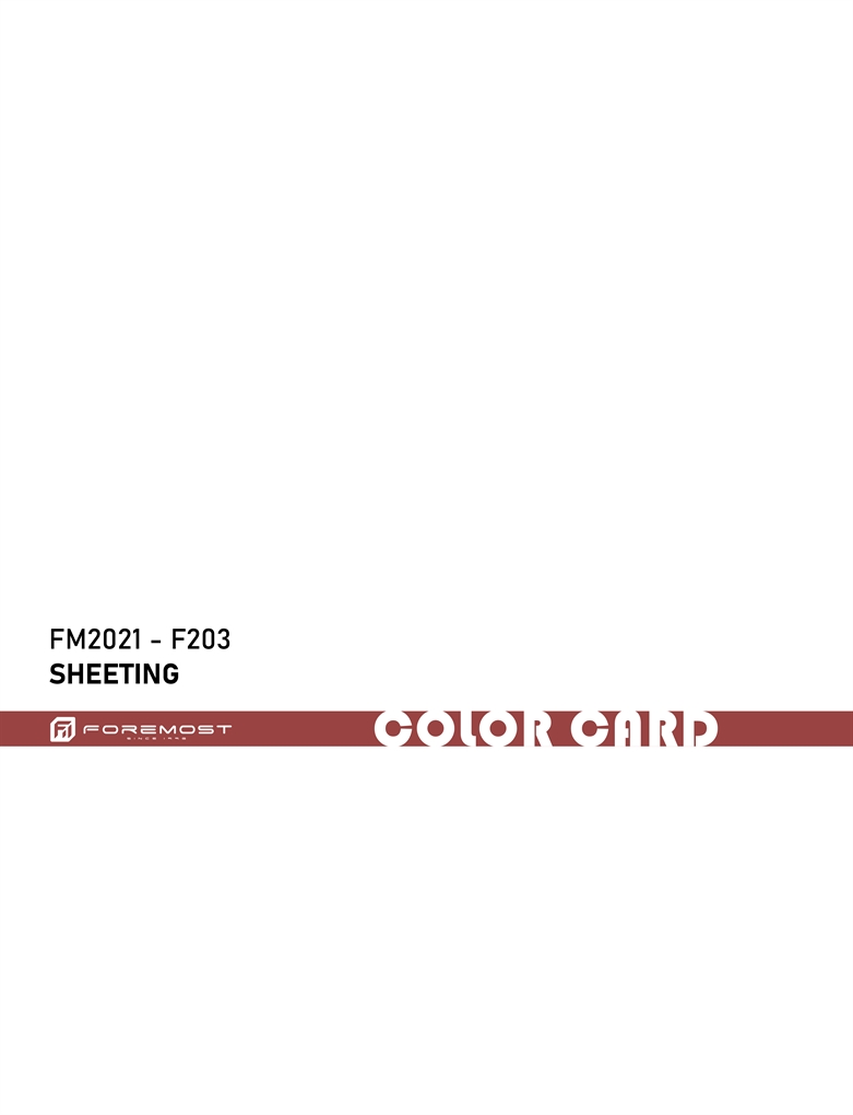 FM2021-F203 Sheeting