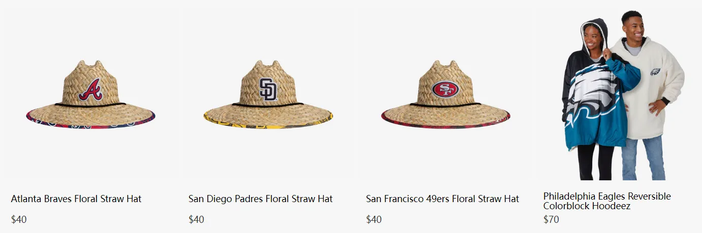 Kansas City Chiefs Floral Straw Hat FOCO