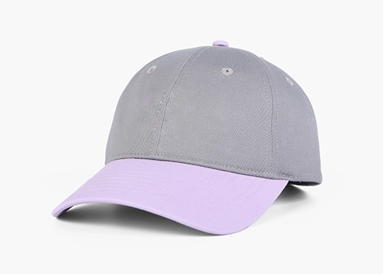 grey and purple two tone dad hat